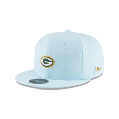 Sapca New Era Green Bay Packers NFL Micro Stitch 9FIFTY Snapback - Albastri